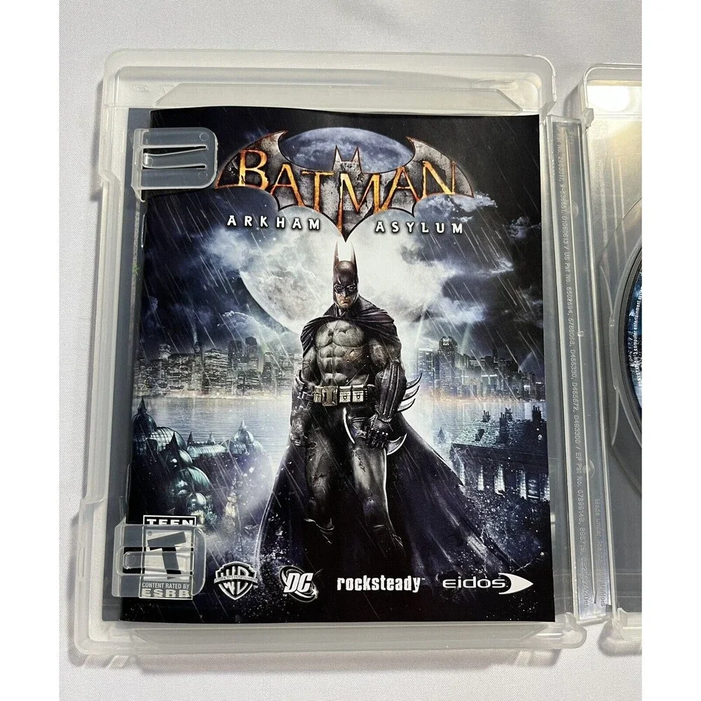 Batman Arkham Asylum 1st Release(Sony PlayStation 3, 2009) PS3 Complete